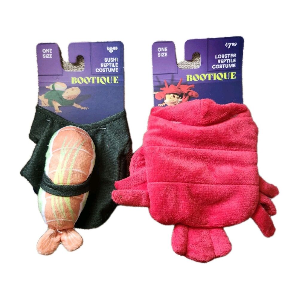 Bootique Bearded Dragon Costume Lobster & Sushi